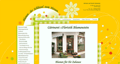 Desktop Screenshot of floristik-blumenstein.de